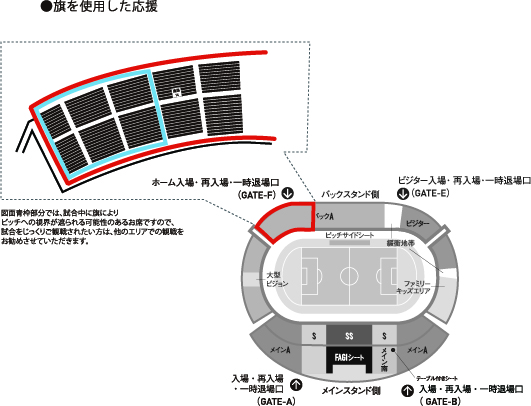 応援頑張ろうエリアの詳細