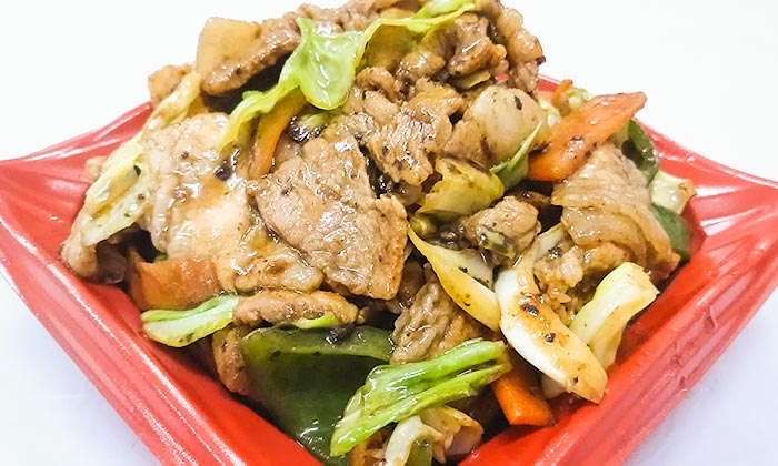 豚バラもりもり回鍋肉マウンテン丼