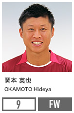 ペナルティ2016 ファジアーノ岡山 ユニフォーム No.9岡本英也